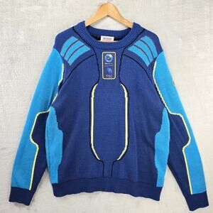 Roody Virgin Galactic TSC Sweater Mens XL Spaceship Company Employee Knit RARE